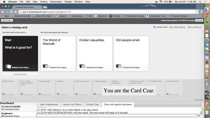 Illustration for article titled Best. Cards Against Humanity. Round. Ever
